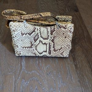 Manon Designer  Vintage Genuine Cobra Snake Skin Bag ♥️